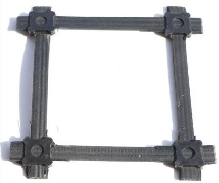 凸結(jié)點鋼塑土工格柵